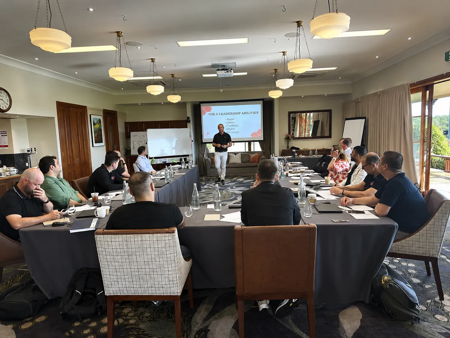 O’Brien leadership team in a planning workshop