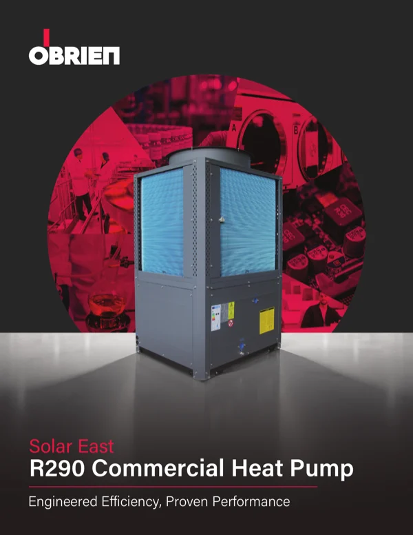 SolarEast R290 Air Source Heat Pump brochure cover